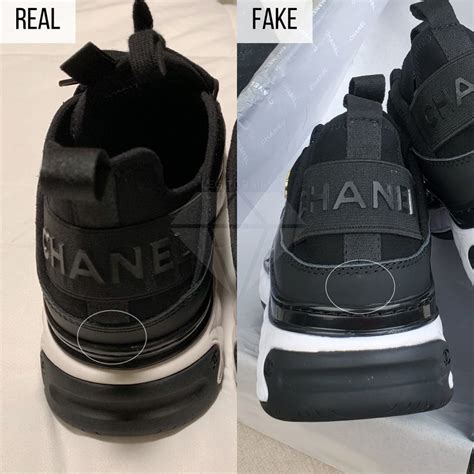 real vs fake chanel sneakers